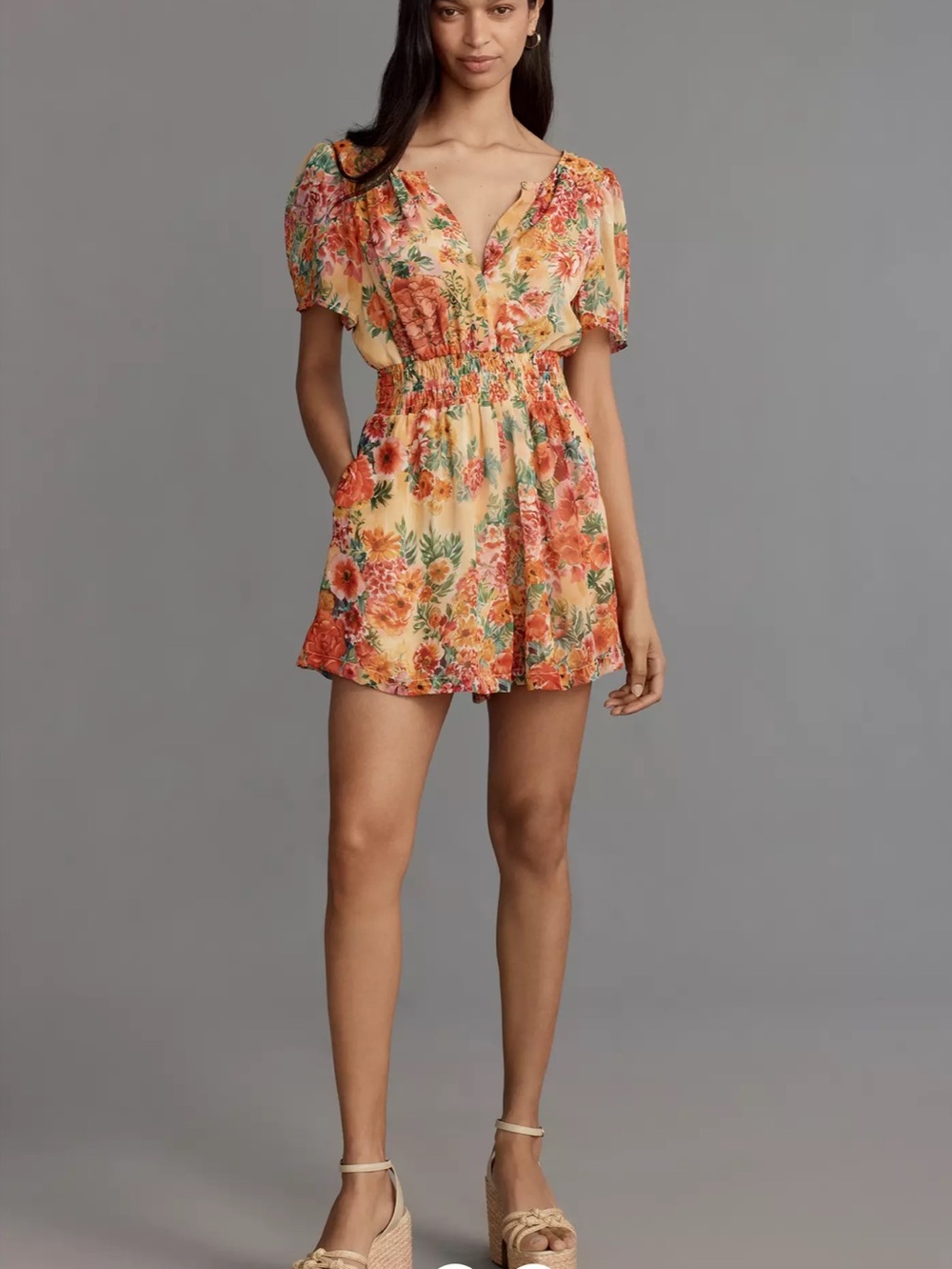 Anthropologie Somerset Romper NWT